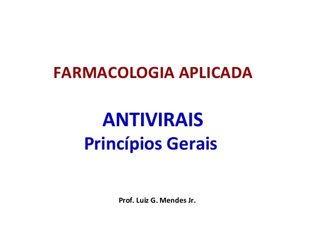 farmacologia antivirais